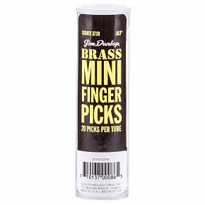 DUNLOP 371R013 Brass Fingerpick Mini 20Pack