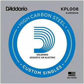 D'ADDARIO KPL008 - Plain Steel