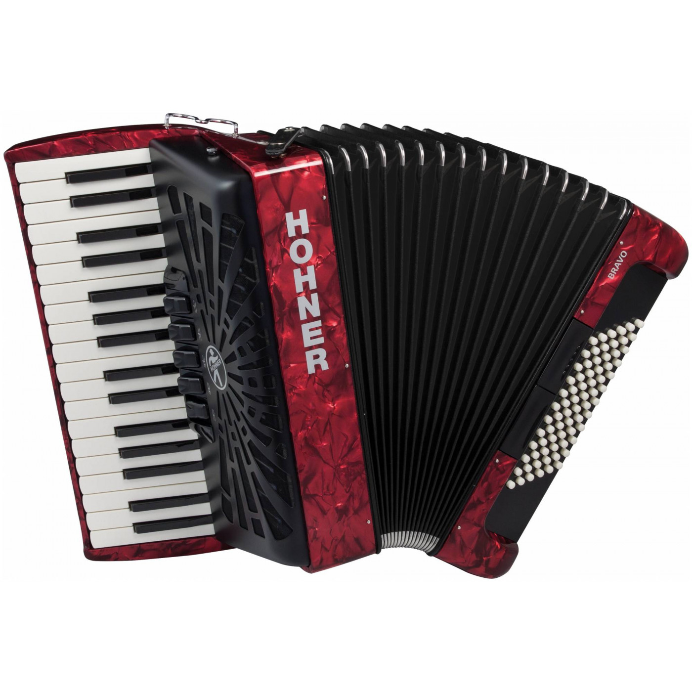 HOHNER The New Bravo III 72 (A16631) red