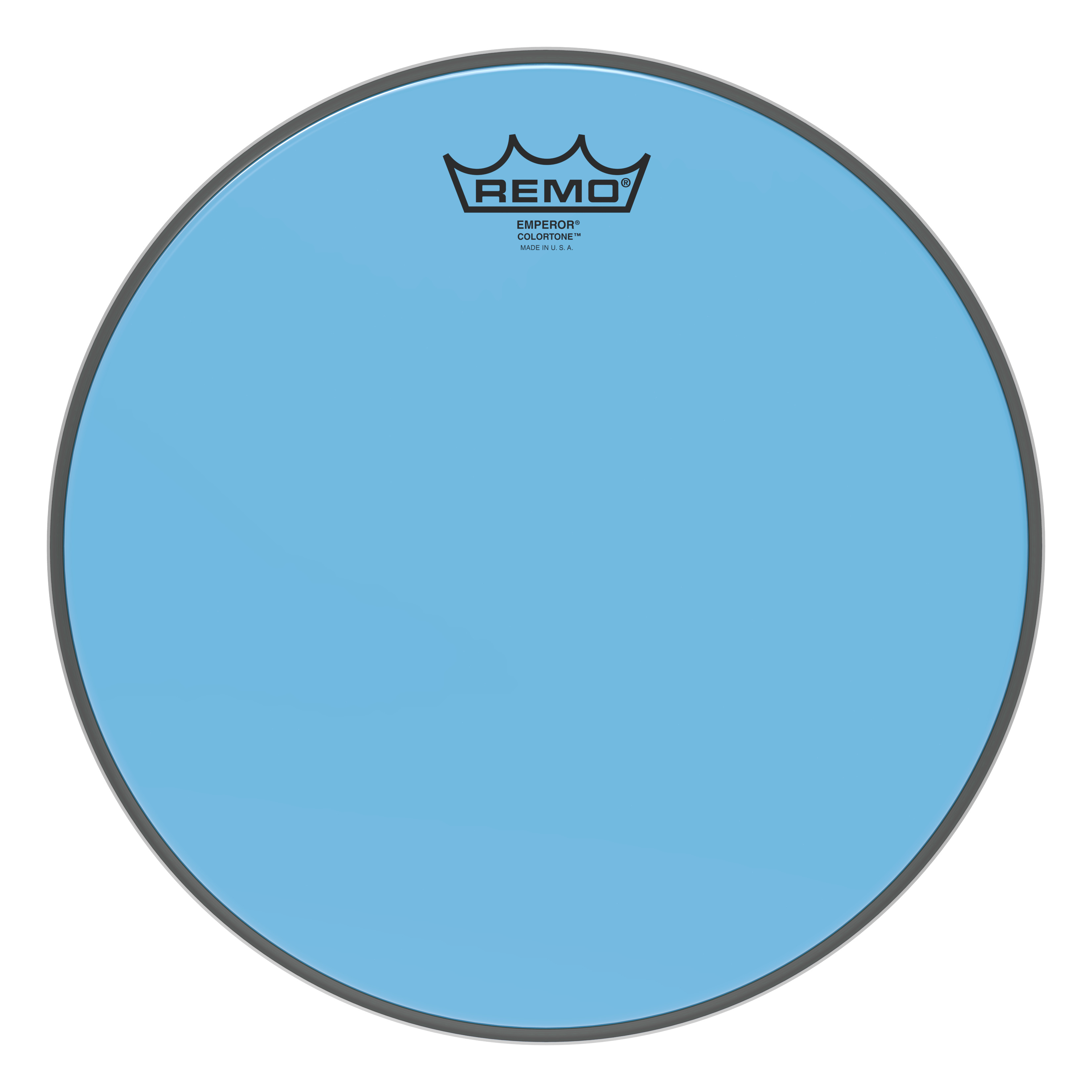 REMO BE-0312-CT-BU Emperor Colortone Blue Drumhead, 1