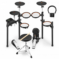 DONNER DED-100 Electric Drum Set 5 Drums 3 Cymbals