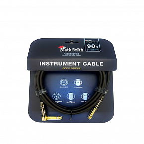 BLACKSMITH Instrument Cable Gold Series 9.8ft GSIC-STRA3