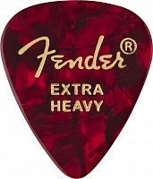 FENDER 351 Shape Premium Picks Extra Heavy Red Moto 12 Co