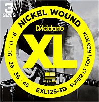 D'ADDARIO EXL125-3D