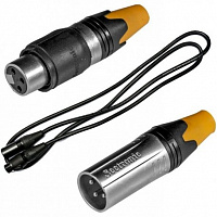 SILVER STAR DMX XLR LINK IN/OUT IP65 1,5m X30031