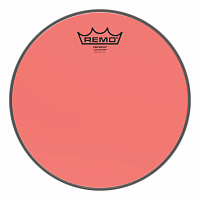 REMO BE-0310-CT-RD Emperor Colortone Red Drumhead ,10