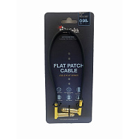 BLACKSMITH Patch Cable Gold Flat 0.98ft GSFPC-30