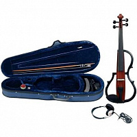 GEWA E-Violine Line Red Brown