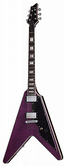 SCHECTER V-1 CUSTOM TRANS PURPLE