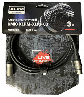 XLINE CABLES RMIC XLRM-XLRF 03