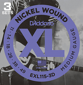 D'ADDARIO EXL115-3D