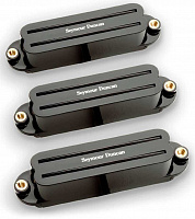 SEYMOUR DUNCAN Set, Hot Rails, Strat Black