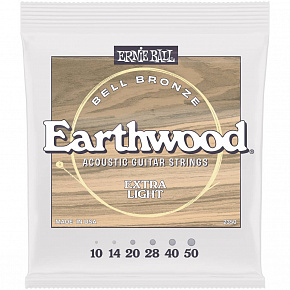 ERNIE BALL 2350 Earthwood Bell Bronze Extra Light 10-50