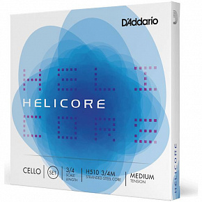 D'ADDARIO H510 3/4M helicore cello set medium 3/4