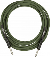 FENDER Strummer Pro 13' Instrument Cable Drab Green