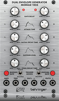 BEHRINGER DUAL ENVELOPE GENERATOR MODULE 1033