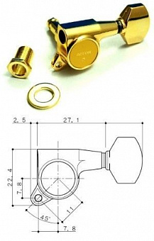 GOTOH SG381-MG-07-G-(L3+R3)