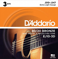 D'ADDARIO EJ10-3D