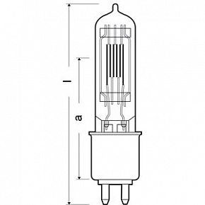 OSRAM 230V/600W GKV G-9,5 64716