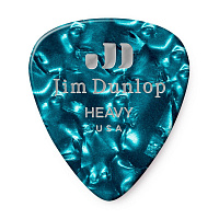 DUNLOP 483P11HV Celluloid Turquoise Pearloid Heavy 12Pack