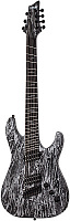 SCHECTER C-7 MULTISCALE SILVER MOUTAIN BLOOD MOON - 7