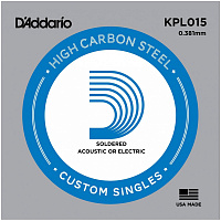 D'ADDARIO KPL015 - Plain Steel