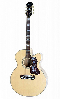EPIPHONE EJ-200CE NATURAL GLD