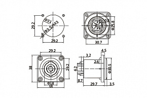 AURASONICS SCM4F