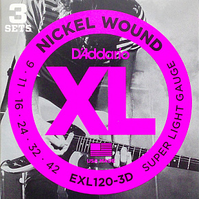 D'ADDARIO EXL120-3D