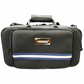 WISEMANN Curved Soprano Sax Case Blue Line WCSSCBL-2