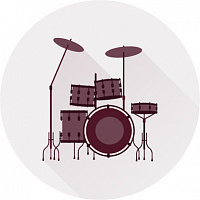 DONNER DED-80P Electric Drum Set 5 Drums 3 Cymbals