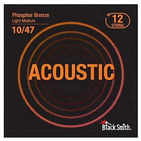 BLACKSMITH Phosphor Bronze Light Medium 10/47 12 String