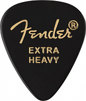 FENDER 351 Shape Premium Picks Extra Heavy Black 12 Count