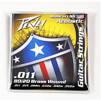 PEAVEY 80/20 Acoustic Brass Wound Strings 11 - 52