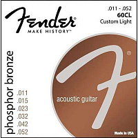 FENDER STRINGS NEW ACOUSTIC 60CL PH0S BRONZE 11-52