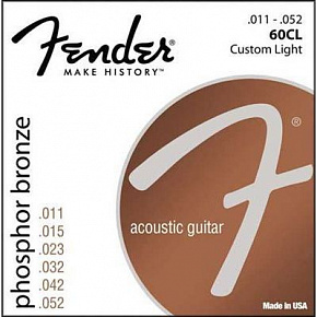 FENDER STRINGS NEW ACOUSTIC 60CL PH0S BRONZE 11-52