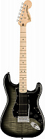 FENDER SQUIER Affinity Stratocaster FMT HSS MN Black Burs