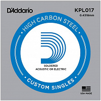 D'ADDARIO KPL017 - Plain Steel