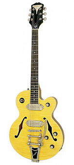 EPIPHONE WILDKAT ANT. NATURAL CH HDWE W/BIGSBY