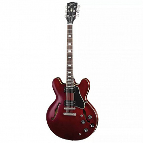 GIBSON 2018 MEMPHIS ES-335 SATIN WINE RED