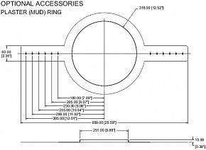 TANNOY CVS6 Plaster ring