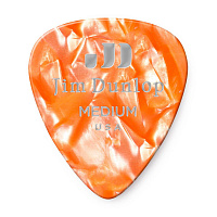 DUNLOP 483P08MD Celluloid Orange Pearloid Medium 12Pack