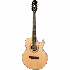 EPIPHONE PR-5E NATURAL GOLD HDWE (w/ Shadow Preamp)