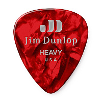 DUNLOP 483P09HV Celluloid Red Pearloid Heavy 12Pack