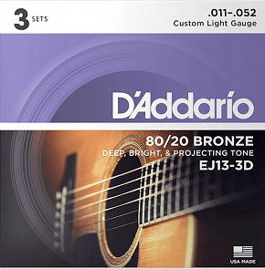 D'ADDARIO EJ13-3D