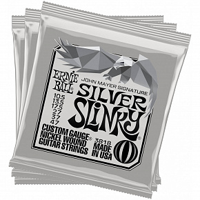 ERNIE BALL 3818 John Mayer Silver Slinky Nickel Wound 10.5-47