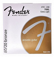 FENDER STRINGS NEW ACOUSTIC 70XL 80 /