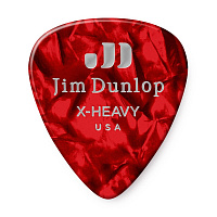 DUNLOP 483P09XH Celluloid Red Pearloid Extra Heavy 12Pack