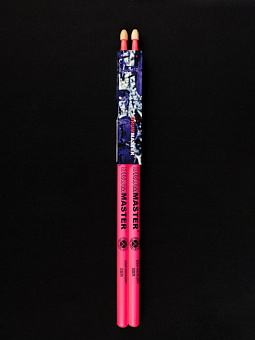 DRUMMASTER Fluoresent series American Hickory 5A RED