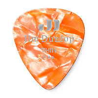 DUNLOP 483P08TH Celluloid Orange Pearloid Thin 12Pack